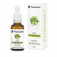 Масло КБД CBD oil 30% Flavocann Full Spectrum 30ml 9000mg Cytryna Польша