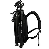 Стильний рюкзак для фототехніки Photo Bag Фоторюкзак із кріпленням для штатива. Чорний з червоним., фото 2
