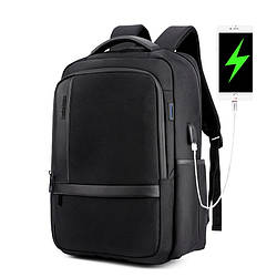 Класичний дорожній рюкзак для ноутбука до 15,6" Arctic Hunter B00120С, вологозахищений, з USB-портом, 25 л