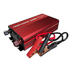 Перетворювач напруги Power Inverter Red 12V на 220V 2500W автомобільний інвертор