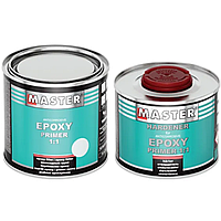 Грунт эпоксидный антикоррозионный Master Epoxy Primer, 500 мл + 500 мл Комплект Серый