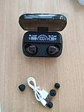 Бездротові навушники (TWS) Bluetooth 5.1 True Wireless M10 з павербанком, фото 2