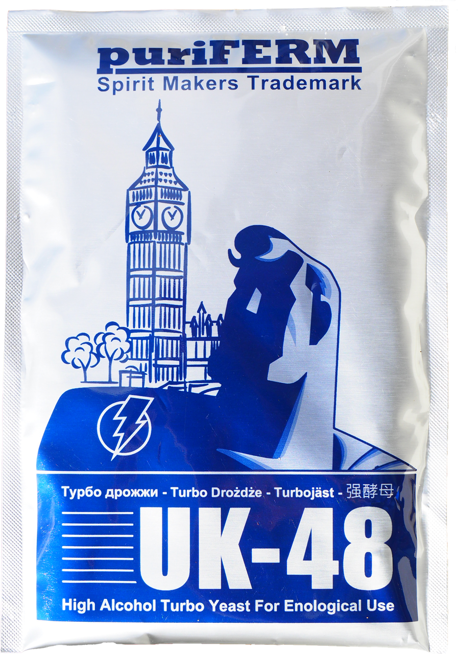 Сухі турбо дріжджі Puriferm UK-48
