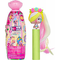 Домашний питомец VIP Pets Mini Fans Spring Vibes S3 IMC Toys Питомец с длинными волосами в бутылке 3 Серия