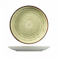 Тарелка круглая зеленая большая Kutahya Porselen Corendon 300 мм GR3030(CG3030)