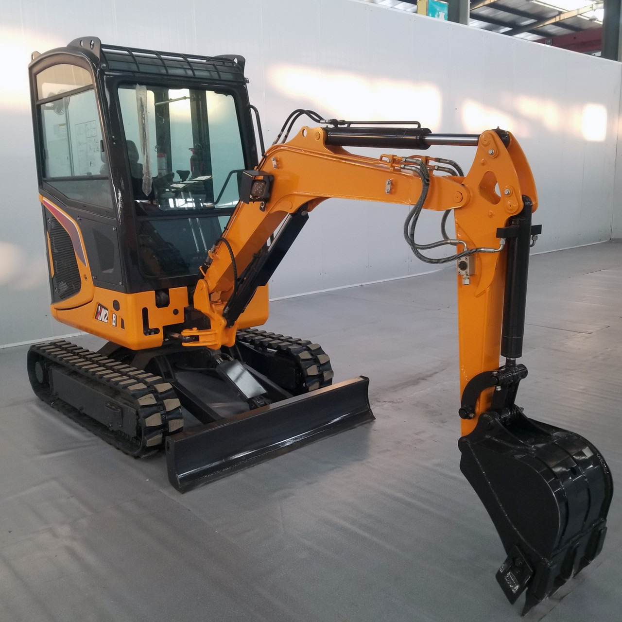Екскаватор Berger Kraus BK2800ASR з кабіною, регульовані гусениці (двигун YANMAR), фото 1