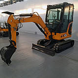 Екскаватор Berger Kraus BK2800ASR з кабіною, регульовані гусениці (двигун YANMAR), фото 2