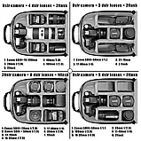 Рюкзак для фотоапарата та фототехніки Photo Bag Фоторюкзак з кріпленням для штатива. Чорний з сірим, фото 9