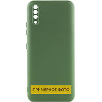 Чохол Silicone Cover Lakshmi Full Camera (A) для TECNO Spark 7 Full camera Зелений / Dark green