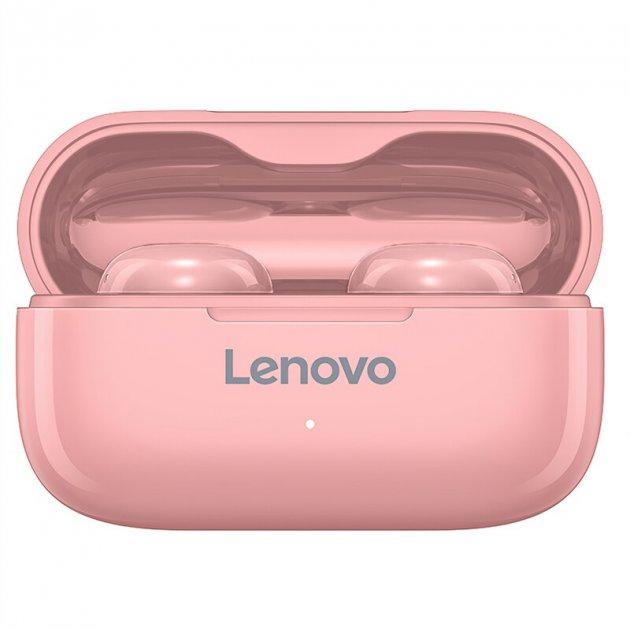 Навушники безпровідні Lenovo LP11 рожеві Bluetooth 5.0