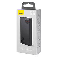 Павер банк Baseus 20000mAh 22,5W (PPAD000101) чорний power bank з дисплеєм та швидкою зарядкою