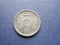 Монета 1 сен Япония 1944 цинк-олово нечастая