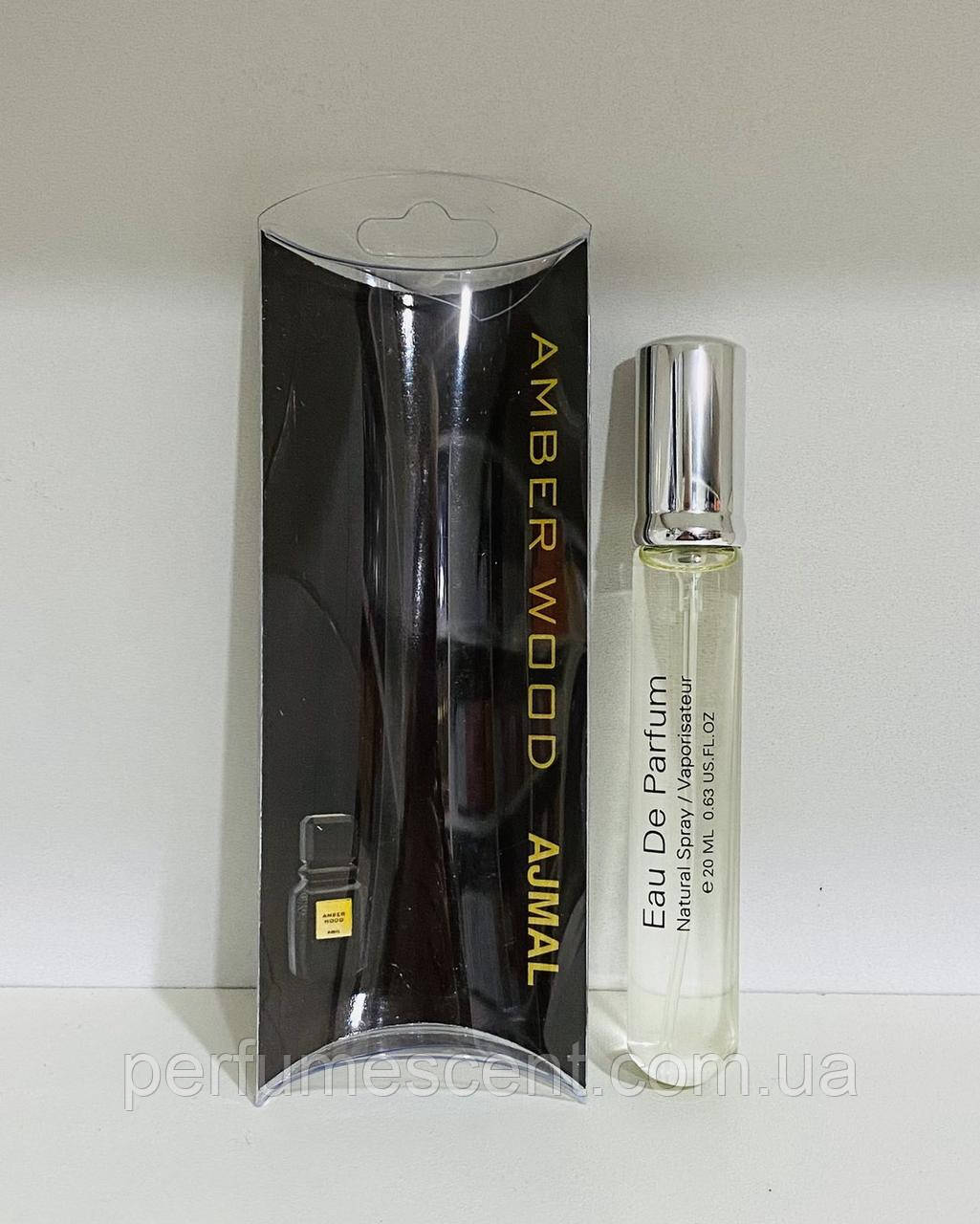 Мініпарфуми в ручці 20 мл Ajmal Amber Wood унісекс, фото 1