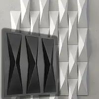 Пластиковая форма для 3d панелей "Оригами" (форма для 3д панелей из абс пластика)