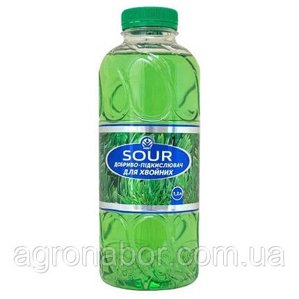 Rost Sour (Рост Соур) Добриво-підкислювач для хвойних рослин 1,2 л органо-мінеральне добриво, Кіссон, фото 1