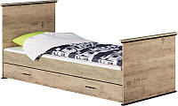 Односпальная детская кровать с ящиками для мальчика Палермо Світ Меблів (дуб корабельный)