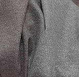 Трикотаж ангорка "градієнт" бежево-коричневий, фото 5