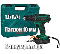 Шуруповерт аккумуляторный NOWA WA2115blb (подсветка, 12 В, быстрозажимной патрон 10 мм, режим сверления)