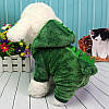 Костюм комбінезон для собак Pet Style "Діно" Зелений XS, фото 5