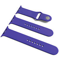 Силиконовый ремешок для Apple Watch Sport Band 42 / 44 / 45 / 49 (S/M & M/L) 3pcs Фіолетовий / Ultra Violet, Ремешок