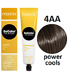 4AA (шотен глибокий попелястий) Стійка крем-фарба для волосся Matrix SoColor Pre-Bonded,90ml, фото 6