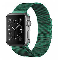 Ремінець Milanese Loop Design для Apple watch 38mm/40mm/41mm Dark green