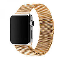 Ремінець Milanese Loop Design для Apple watch 38mm/40mm/41mm Золотой