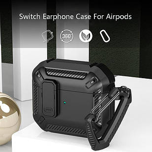 Чохол для AirPods 3 з карабіном і засувкою