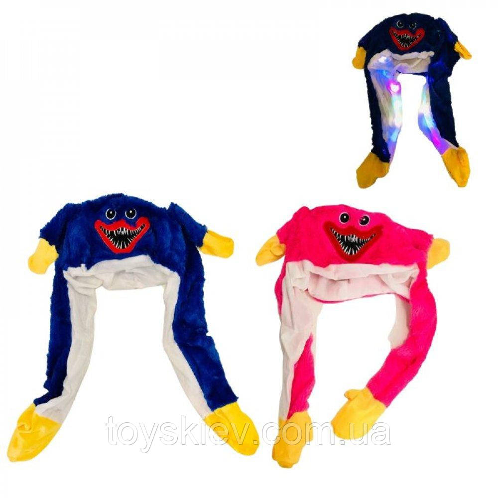 Шапка з вухами Хагі-Вагі та Кіссі-Місі світло, вушка рухаються, фото 1