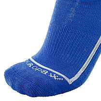 Гетри футбольні Europaw EP-001 сині з трикотажним носком, фото 3