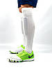 Гетри футбольні Europaw EP-001 білі з трикотажним носком, фото 4
