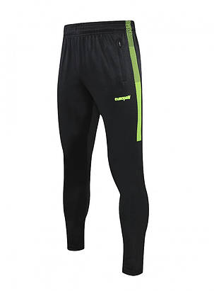 Спортивний костюм для дітей Europaw Limber Up Kid 2101 Short zipper чорно-салатовий, фото 2