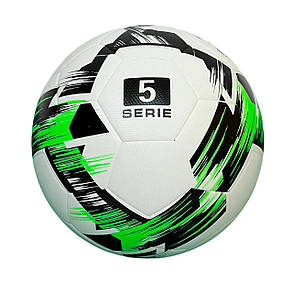 М'яч футбольний Europaw Proball2202 чорний-зелений, фото 2