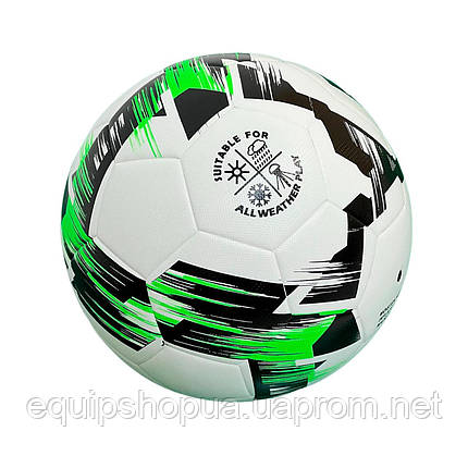 М'яч футбольний Europaw Proball2202 зелений-чорний, фото 2