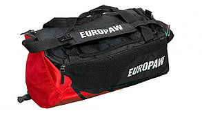 Сумка-рюкзак Europaw TR22 чорний-червоний, фото 3