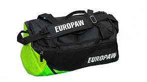 Сумка-рюкзак Europaw TR22 чорний-салатовий, фото 2