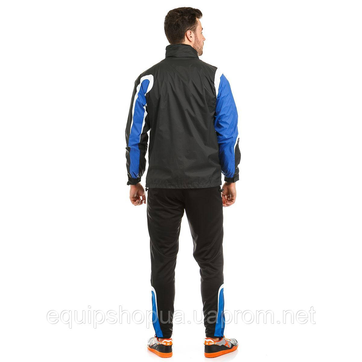 Куртка ветрозащитная Europaw TeamLine черно-синяя M - фото 4 - id-p1724536887