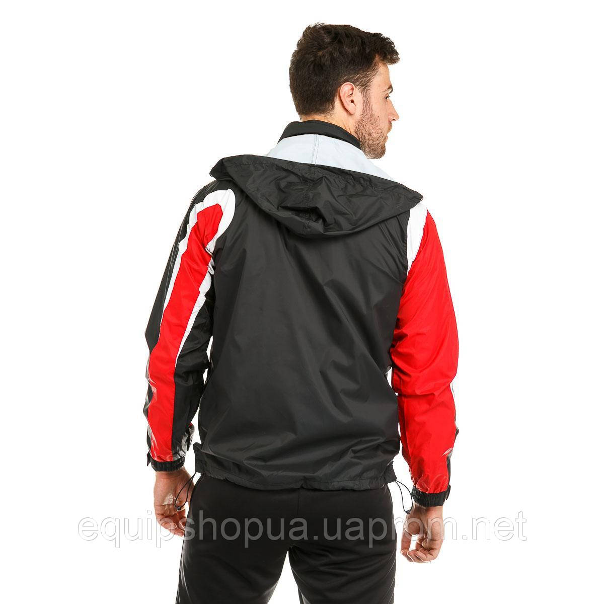 Куртка ветрозащитная Europaw TeamLine черно-красная M - фото 6 - id-p1724536893