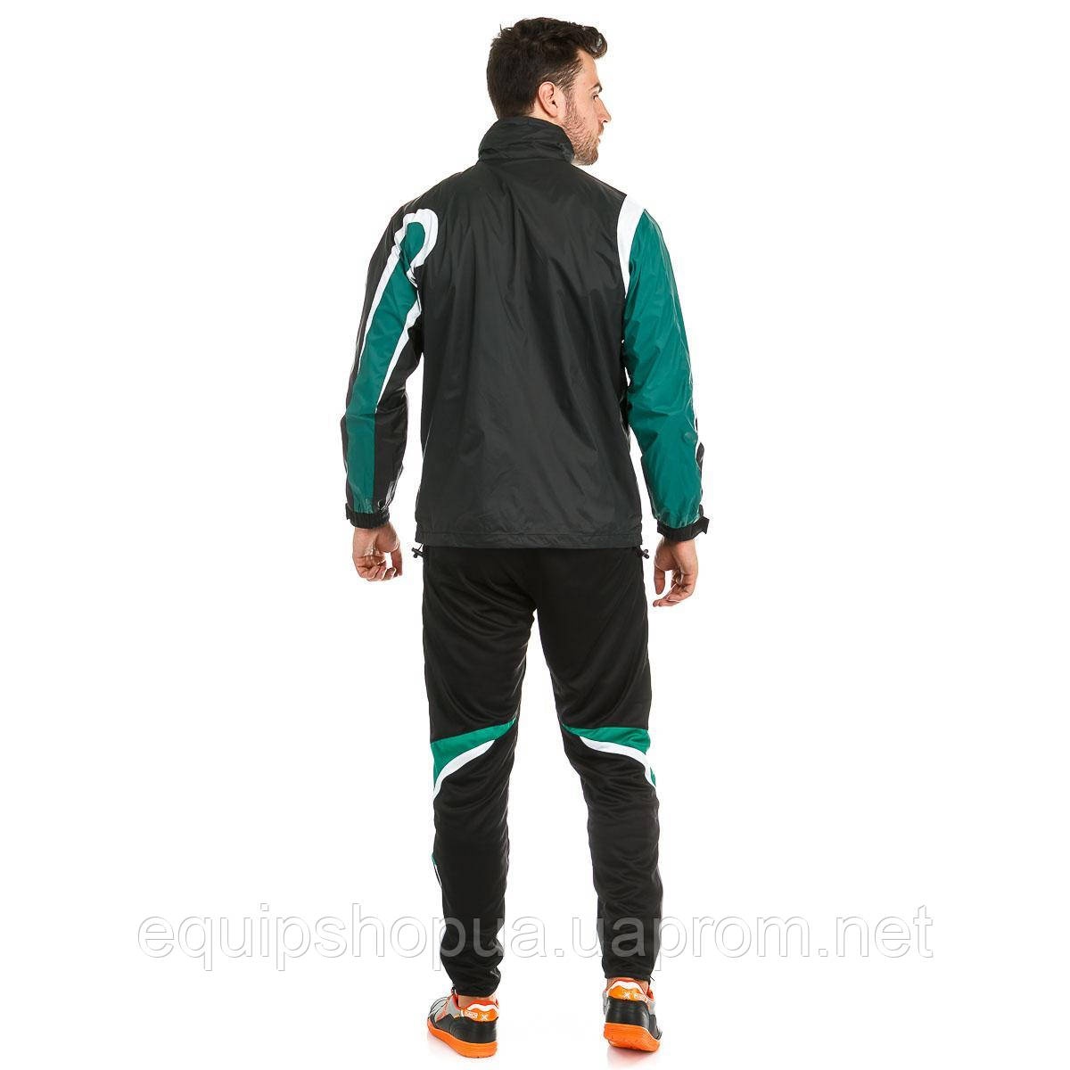 Куртка ветрозащитная Europaw TeamLine черно-зеленая M - фото 4 - id-p1724536899