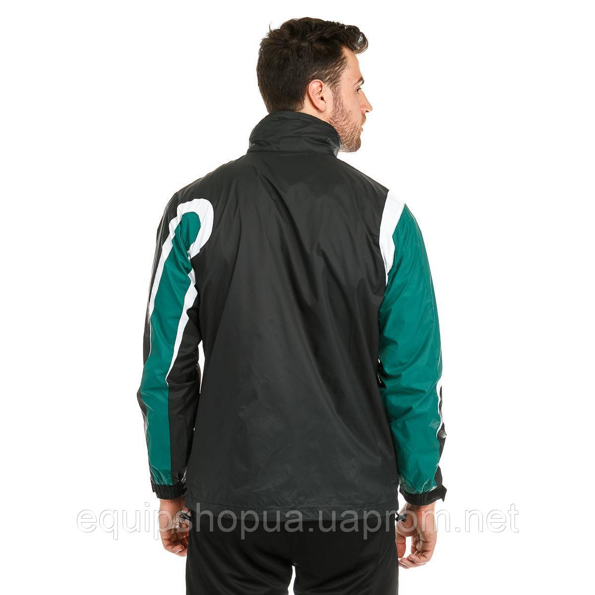 Куртка ветрозащитная Europaw TeamLine черно-зеленая M - фото 9 - id-p1724536899
