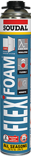 Піна монт. еластич.FLEXIFOAM SOUDAL 750 мл пипт.