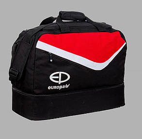 Сумка спортивна Europaw TeamLine чорно-червона, фото 2