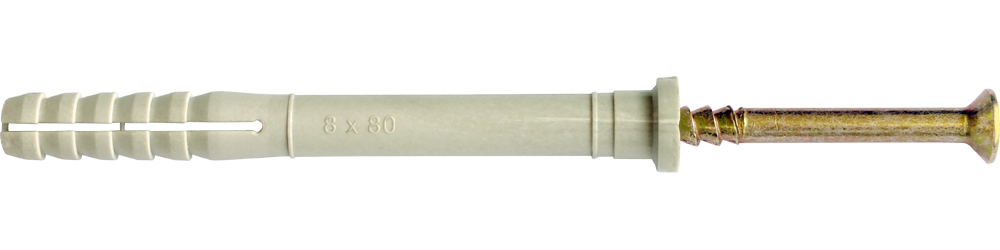 UCX Дюбель 6х40/10 нейлон швидкий. монтаж, фото 1