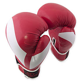 Рукавички боксерські Europaw PVC червоні 10 oz