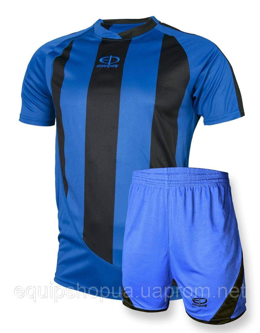 Футбольна форма Europaw 001 синьо-чорна-1