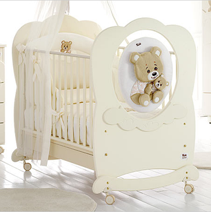 Ліжечко Baby Expert LETTINO ABBRACCI by TRUDI, фото 2