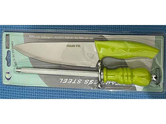 Набір кухонний 2пр на блістері (ніж, точилка для ножів) TT3271 ТМ КИТАЙ BP