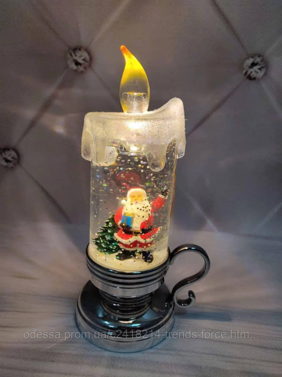Світильник новорічний із дідом морозом 205739