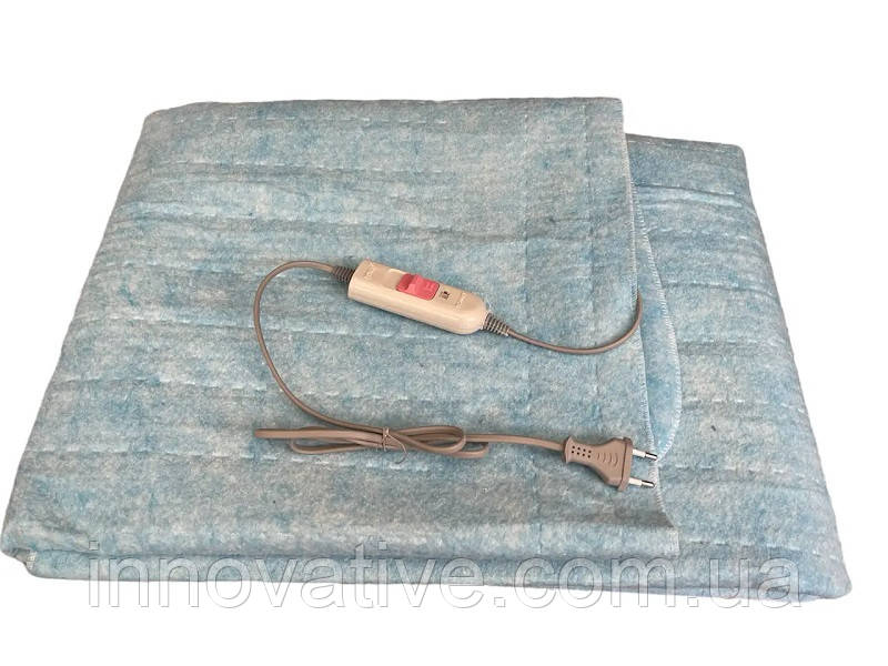 Простирадло з підігрівом Boyrali Blue байка 120-155 см (Блакитний)