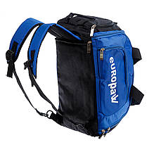 Сумка-рюкзак Europaw синьо-чорна, фото 3